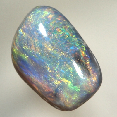 SOLID SEMI BLACK OPAL Bright red gold and orange gold